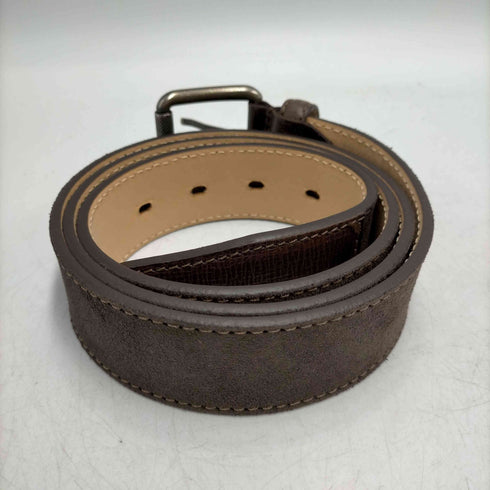 VENETA CINTURE イタリア製 Genuine Leather 本革 スエード レザー ベルト メンズ 100-115