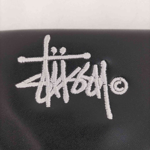 ステューシー Stussy ロゴ刺繍 三つ折り財布 メンズ