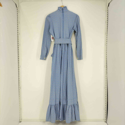 ローラアシュレイ LAURA ASHLEY ハイネックコットンワンピース レディース 16