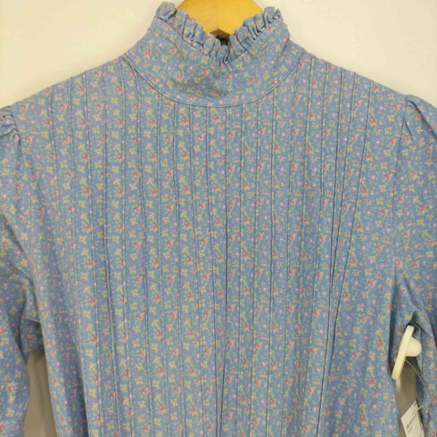 ローラアシュレイ LAURA ASHLEY ハイネックコットンワンピース レディース 16