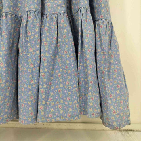 ローラアシュレイ LAURA ASHLEY ハイネックコットンワンピース レディース 16