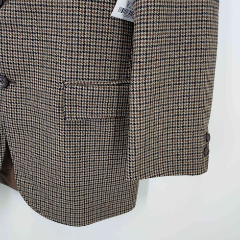 Isetan Traditional シングル3B チェック テーラードジャケット メンズ