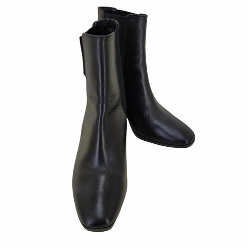 ランバンコレクション LANVIN COLLECTION ヒールアップサイドゴアショートブーツ レディース 22 1/2
