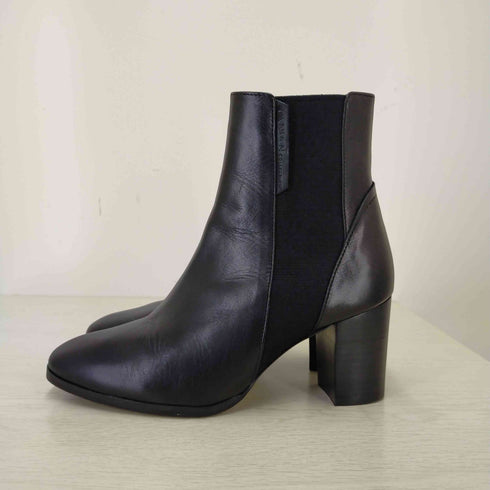 ランバンコレクション LANVIN COLLECTION ヒールアップサイドゴアショートブーツ レディース 22 1/2