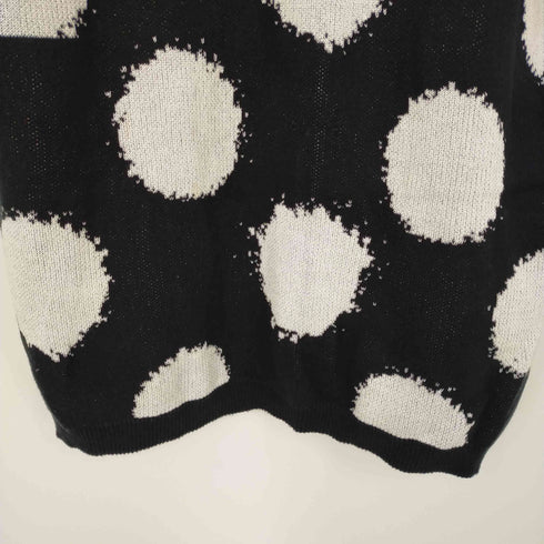 ワイズ Ys HALF SLEEVE KNIT TOPS / DOTS JACQUARD (BLACK) メンズ 3