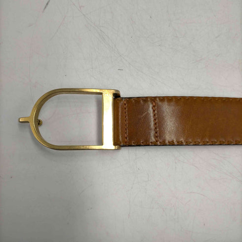アンダーソンズ Andersons イタリア製 REAL LEATHER トップ式バックル レザー ベルト メンズ 90