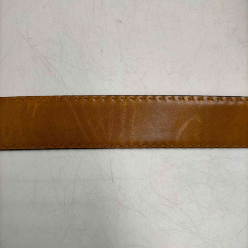 アンダーソンズ Andersons イタリア製 REAL LEATHER トップ式バックル レザー ベルト メンズ 90