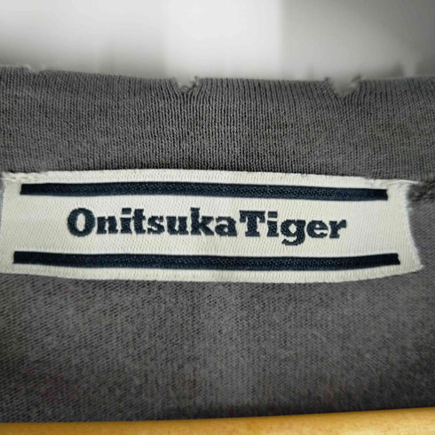 オニツカタイガー ONITSUKA TIGER ダメージ加工 グラフィックプリント半袖Tシャツ メンズ XL