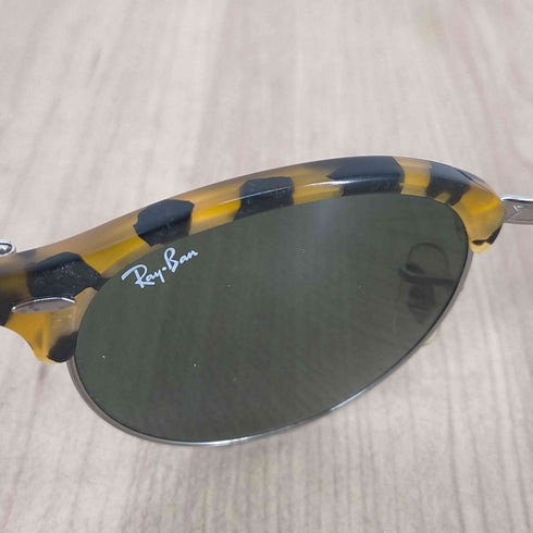 レイバン Ray-Ban クラブラウンド レオパードサングラス メンズ