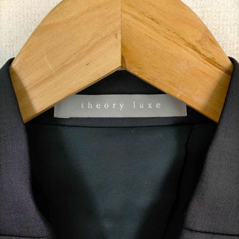 セオリーリュクス theory luxe ノーカラーテーラードジャケット スラックス レディース 38