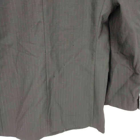 ジャンポールゴルチエオム Jean Paul GAULTIER HOMME 90S ウールナイロン ダブルテーラードジャケット ストライプ メンズ 50