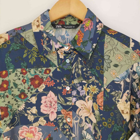 ザラ ZARA SATIN EFFECT SHIRT サテンエフェクトシャツ レディース import:S
