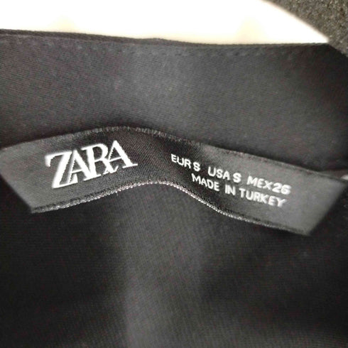 ザラ ZARA フリルスリーブミニワンピース レディース JPN:S