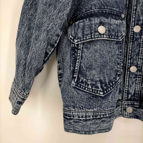 ページボーイ PAGEBOY 21SS BIG Gジャン ケミカル ウォッシュ デニム レディース FREE