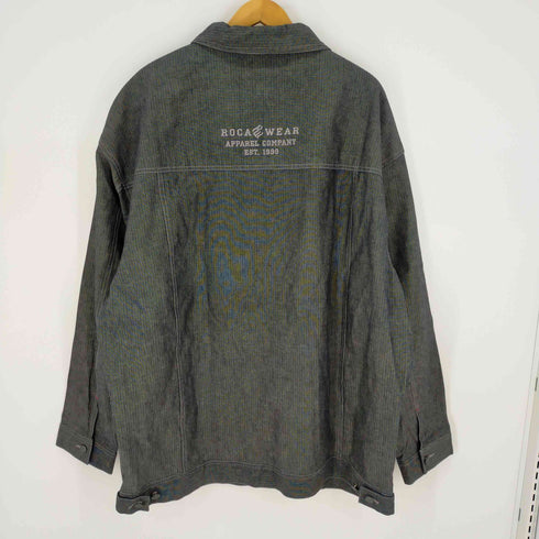 - Rocawear 00S B系 ジップアップデニムジャケット ビッグサイズ ロカウェア メンズ XL