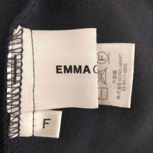 エマクローズ EMMA CLOTHES オープンカラー ステッチ加工 S/Sシャツ メンズ LL