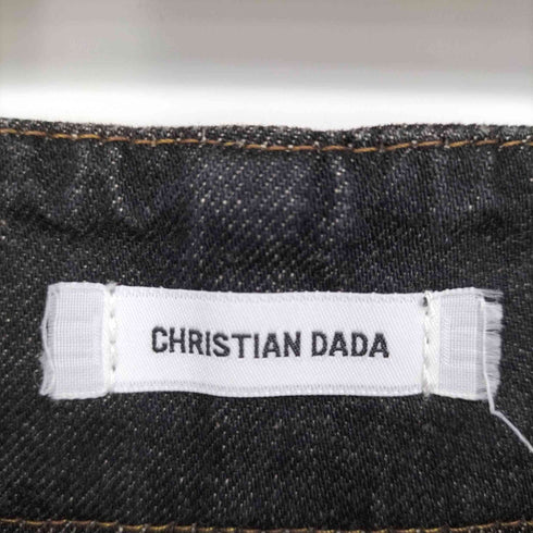 クリスチャンダダ CHRISTIAN DADA ベルト デザイン クラッシャー ワイド デニム Y2K メンズ JPN:36