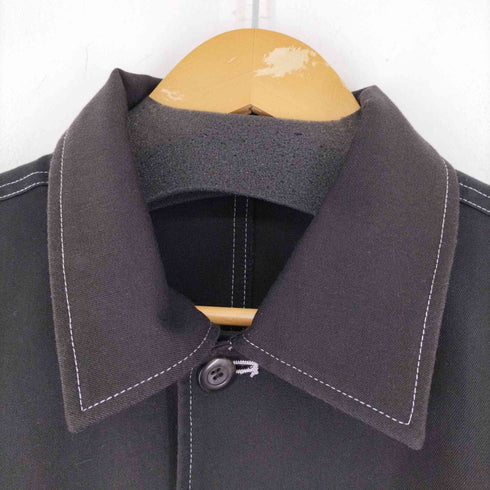 エマクローズ EMMA CLOTHES オープンカラー ステッチ加工 S/Sシャツ メンズ LL