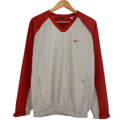 ナイキゴルフ NIKE GOLF 00s Y2K ワンポイント バイカラー プルオーバー ピステ メンズ
