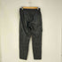 ザラ ZARA black faux leather cargo pants レディース M