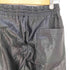 ザラ ZARA black faux leather cargo pants レディース M