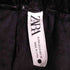 ザラ ZARA black faux leather cargo pants レディース M