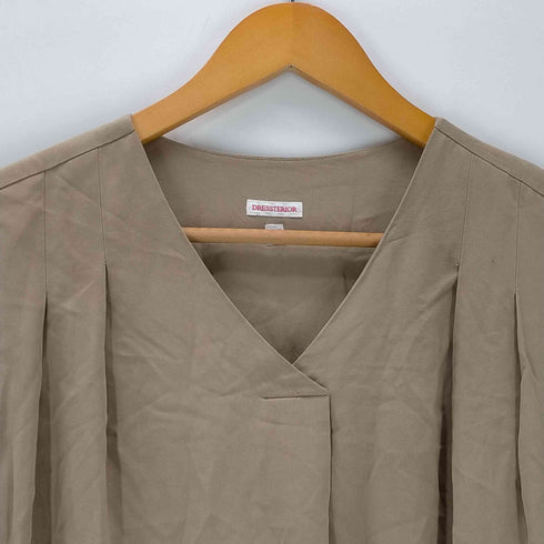 ドレステリア DRESSTERIOR タックボリュームロングワンピース レディース JPN:36