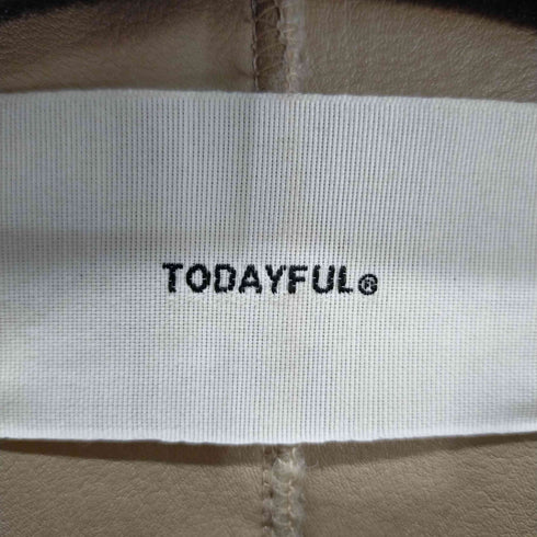 トゥデイフル TODAYFUL Collarless Boa Coat カラーレスボアコート レディース JPN:38