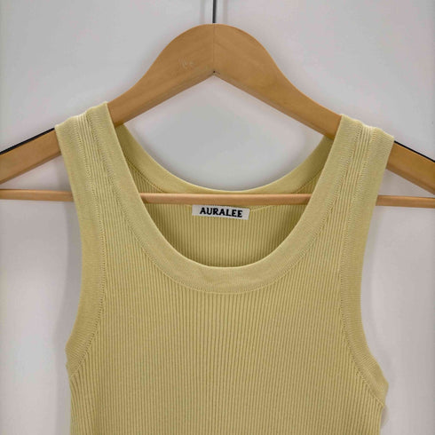 オーラリー AURALEE GIZA HIGH GAUGE RIB KNIT TANK レディース JPN:1