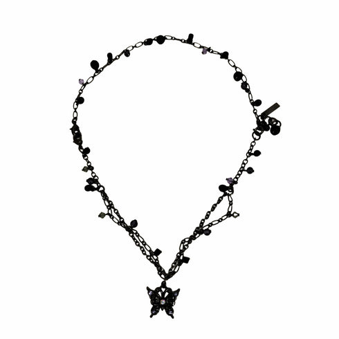 アナスイ ANNA SUI 2WAY バタフライ 3連ブレスレット / ネックレス Y2K レディース