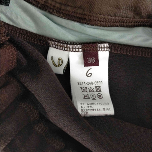 ロクビューティーアンドユースユナイテッドアローズ 6 BEAUTY & YOUTH UNITED ARROWS ライン パンツ 23FW レディース JPN:38