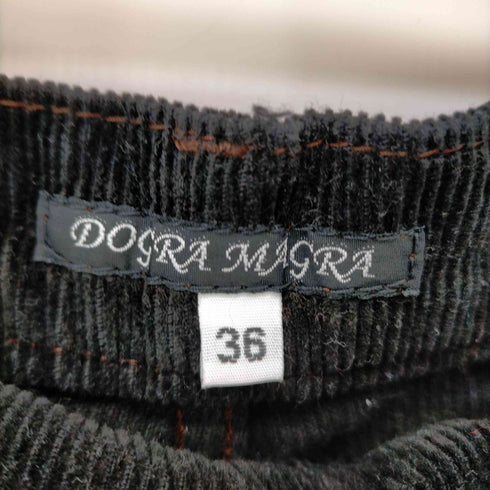 DOGRA MAGRA バイカラー コーディロイパンツ メンズ 36