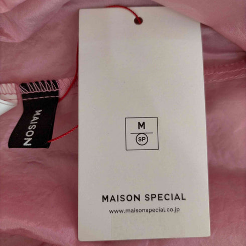 メゾンスペシャル MAISON SPECIAL Crash Silky Over Shirt レディース FREE