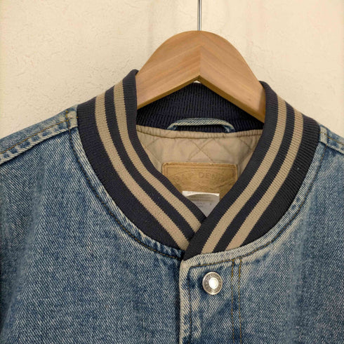 ギャップデニム GAP DENIM 90s 裏地キルティング デニムスタジアムジャケット メンズ import:M