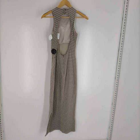 ロザリームーン Rosarymoon Jersey Body Fit Dress ギンガムボディフィットドレス レディース FREE