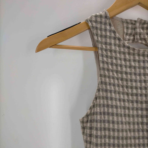 ロザリームーン Rosarymoon Jersey Body Fit Dress ギンガムボディフィットドレス レディース FREE
