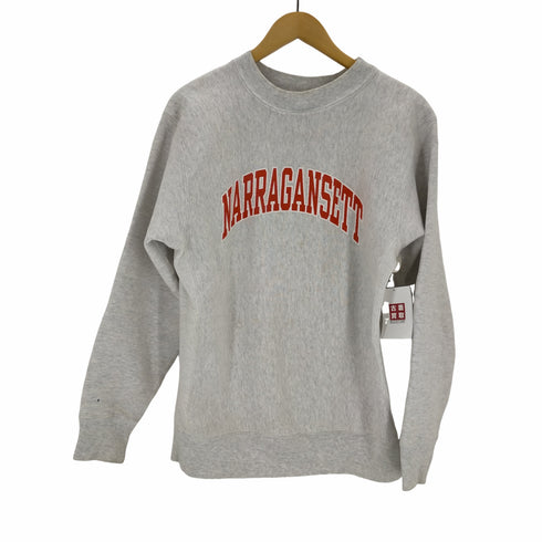 GRAY BEAR USA製 NARRAGANSETTアーチプリント クルーネックスウェット メンズ JPN:M