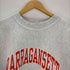 GRAY BEAR USA製 NARRAGANSETTアーチプリント クルーネックスウェット メンズ JPN:M