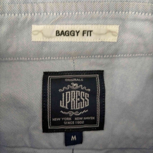 ジェイプレス J.PRESS BAGGY FIT ボタンダウン長袖シャツ メンズ JPN:M