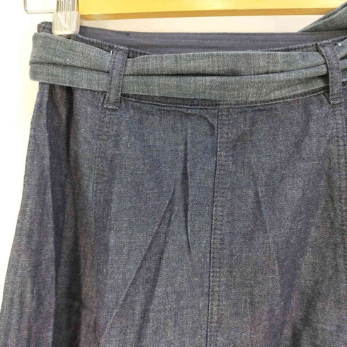 ブルーレーベルクレストブリッジ BLUE LABEL CRESTBRIDGE 1タックデニムフレアスカート レディース 36