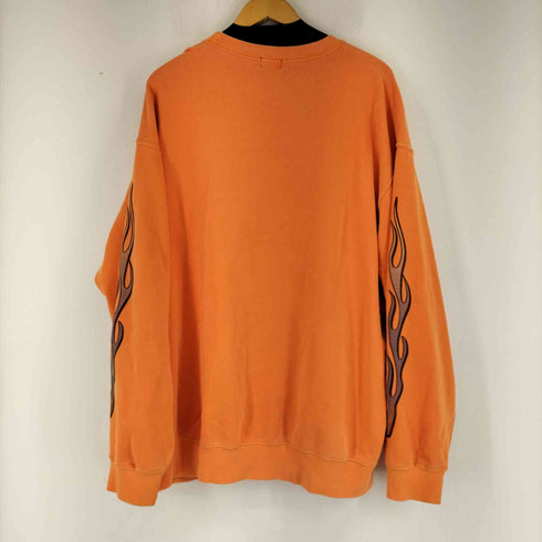 ショット Schott PIGMENT O/D CREW SWEAT BULL FIRE/ピグメント クルースウェット 'ブルファイア' メンズ 2XL