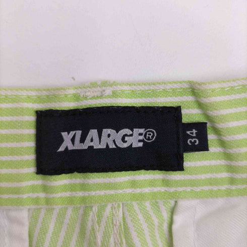 エクストララージ X-LARGE コットンストライプストレートパンツ メンズ 34
