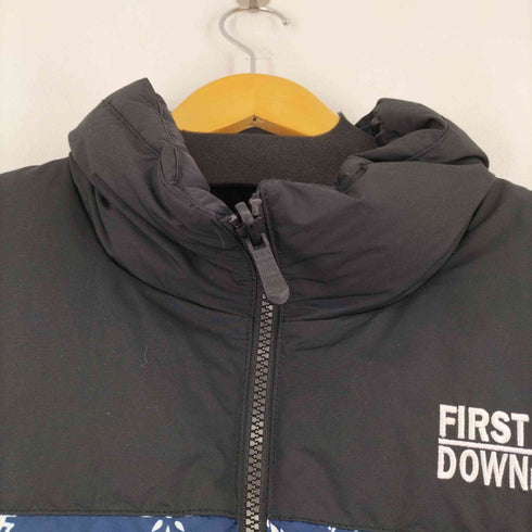 ファーストダウン FIRST DOWN バブルダウンベスト リバーシブル メンズ JPN:XL