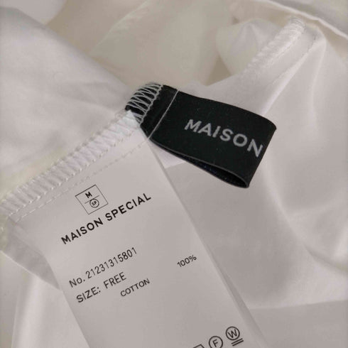 メゾンスペシャル MAISON SPECIAL Double Collar Over Shirt レディース FREE