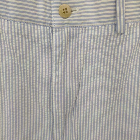 ポロバイラルフローレン Polo by RALPH LAUREN シアサッカー ストライプテーパードパンツ メンズ 32/32
