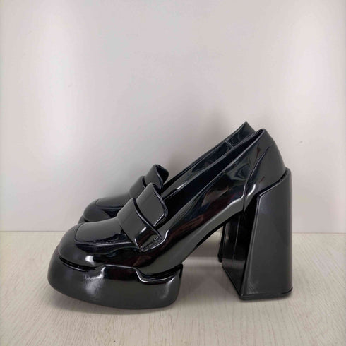 チャールズキース CHARLES & KEITH ルラ パテントプラットフォームローファー レディース JPN:38