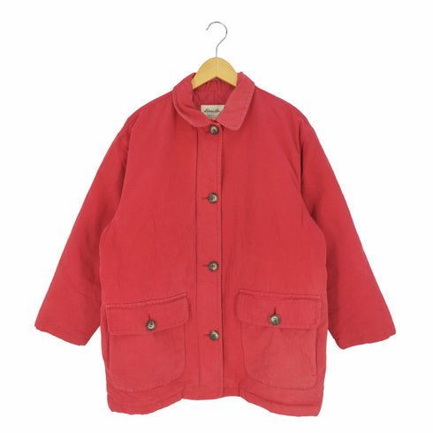 エディーバウアー Eddie Bauer 90s 白タグ 裏キルティング ジップアップダウンジャケット メンズ WOMENS:M