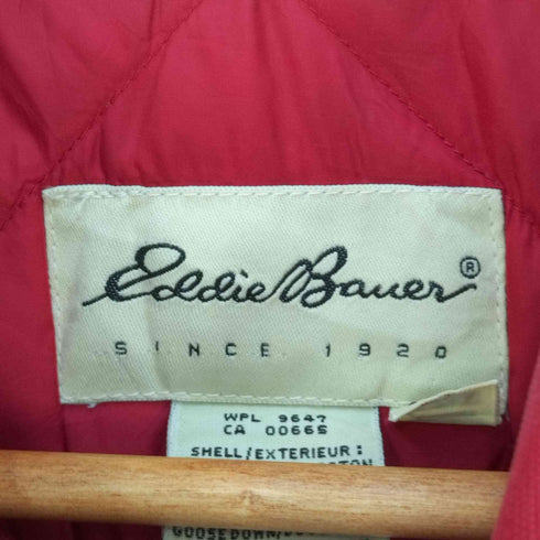エディーバウアー Eddie Bauer 90s 白タグ 裏キルティング ジップアップダウンジャケット メンズ WOMENS:M
