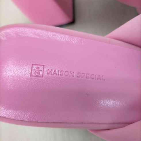 メゾンスペシャル MAISON SPECIAL クロスパテッド サンダル レディース JPN:36