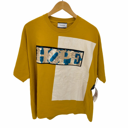 ターク TAAKK 19SS LOVE HOPE スパンコール装飾Tシャツ メンズ JPN:2
